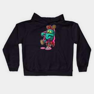 zombie ice cream Kids Hoodie